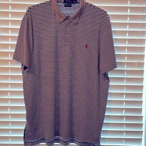 Men’s Ralph Lauren Polo XXL - Blue & white stripes